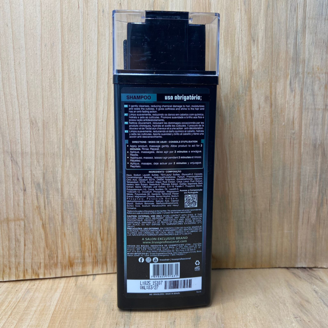 Shampoo USO OBRIGATÓRIO; TRUSS PROFESSIONAL 300ml
