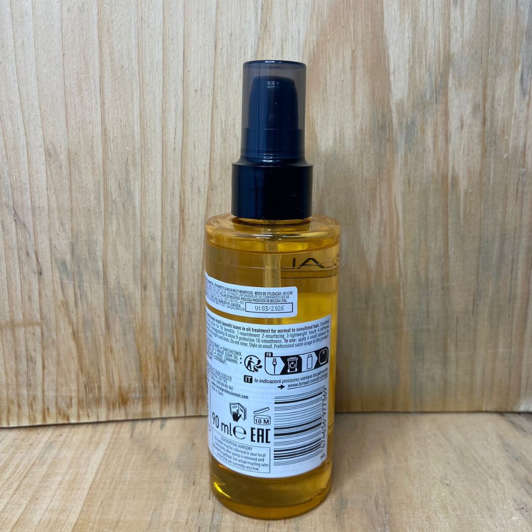 Óleo 10 in 1 ABSOLUT REPAIR OIL SERIE EXPERT L'ORÉAL PROFESSIONNEL 90ml
