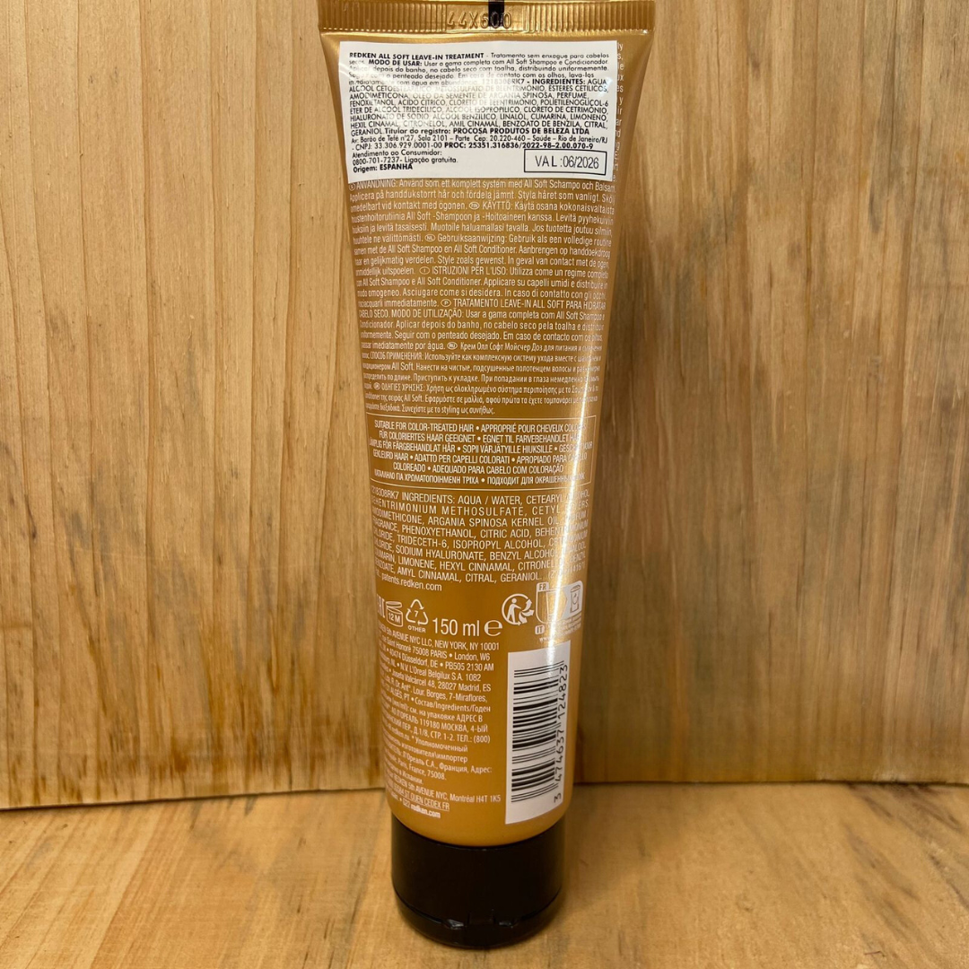 Leave in ALL SOFT MOISTURE RESTORE REDKEN 150ml